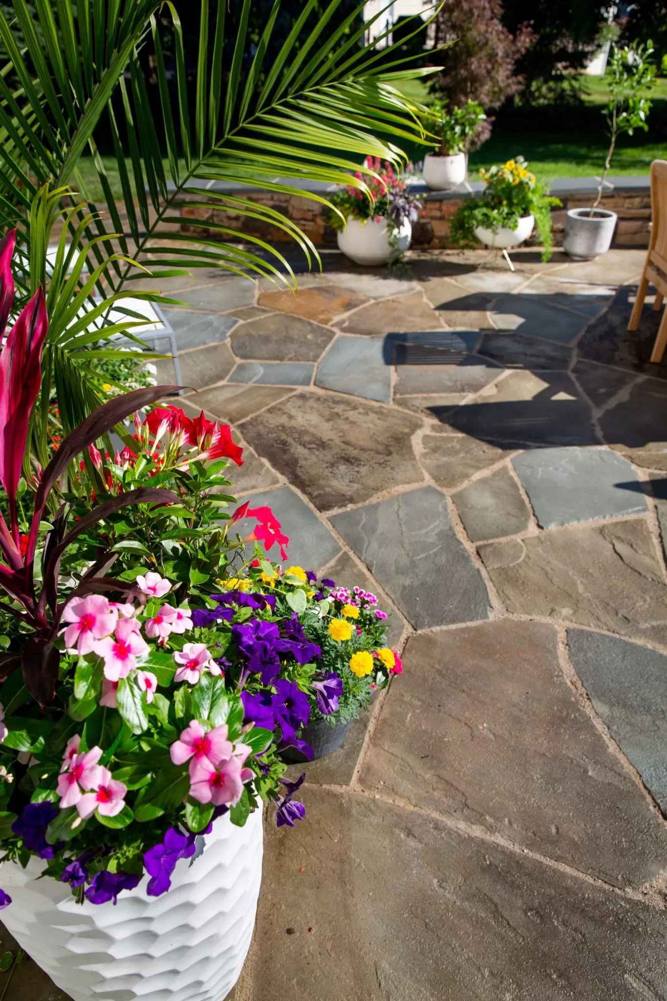 flagstone patio