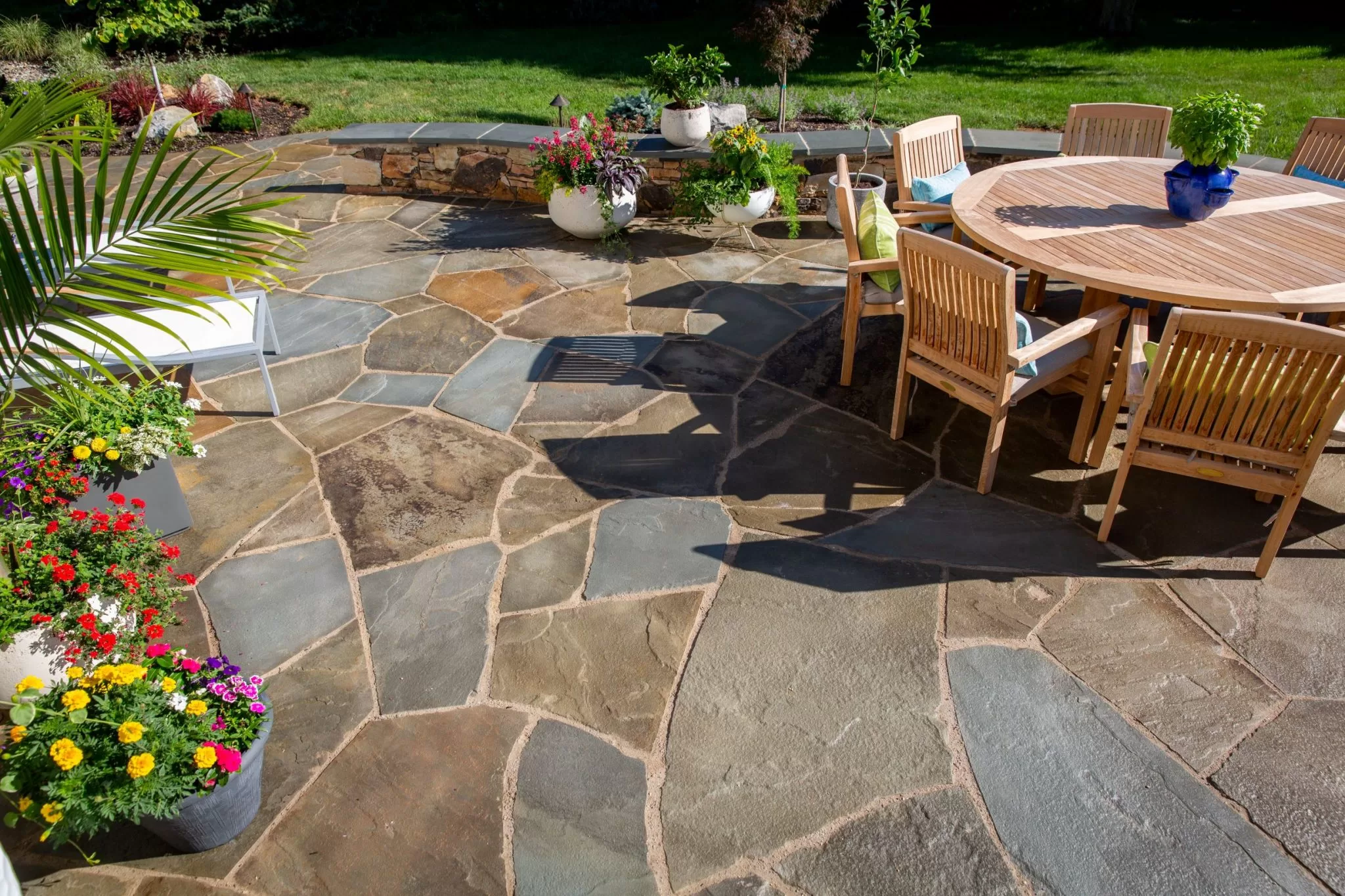 flagstone patio
