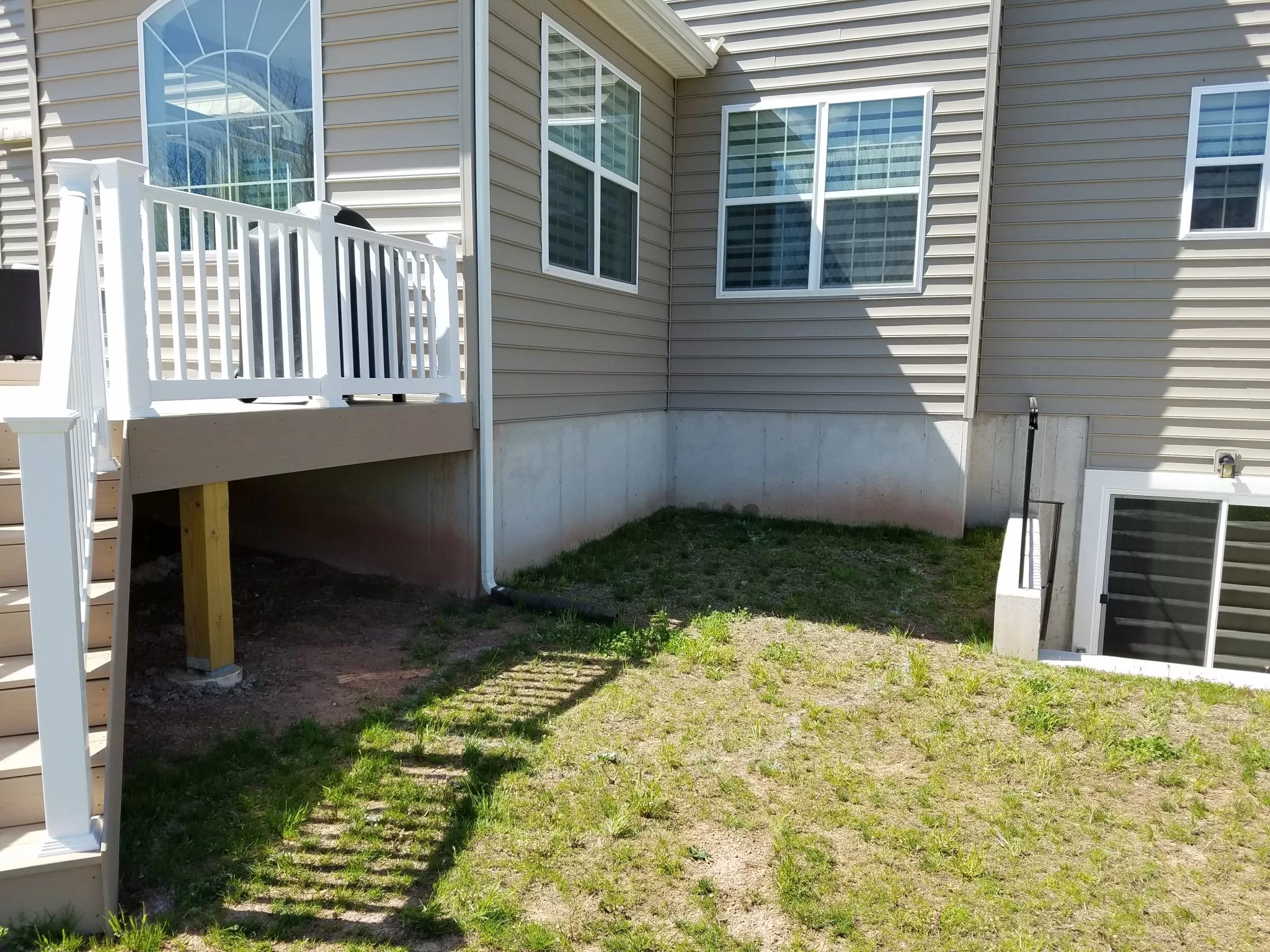 water garden installation site