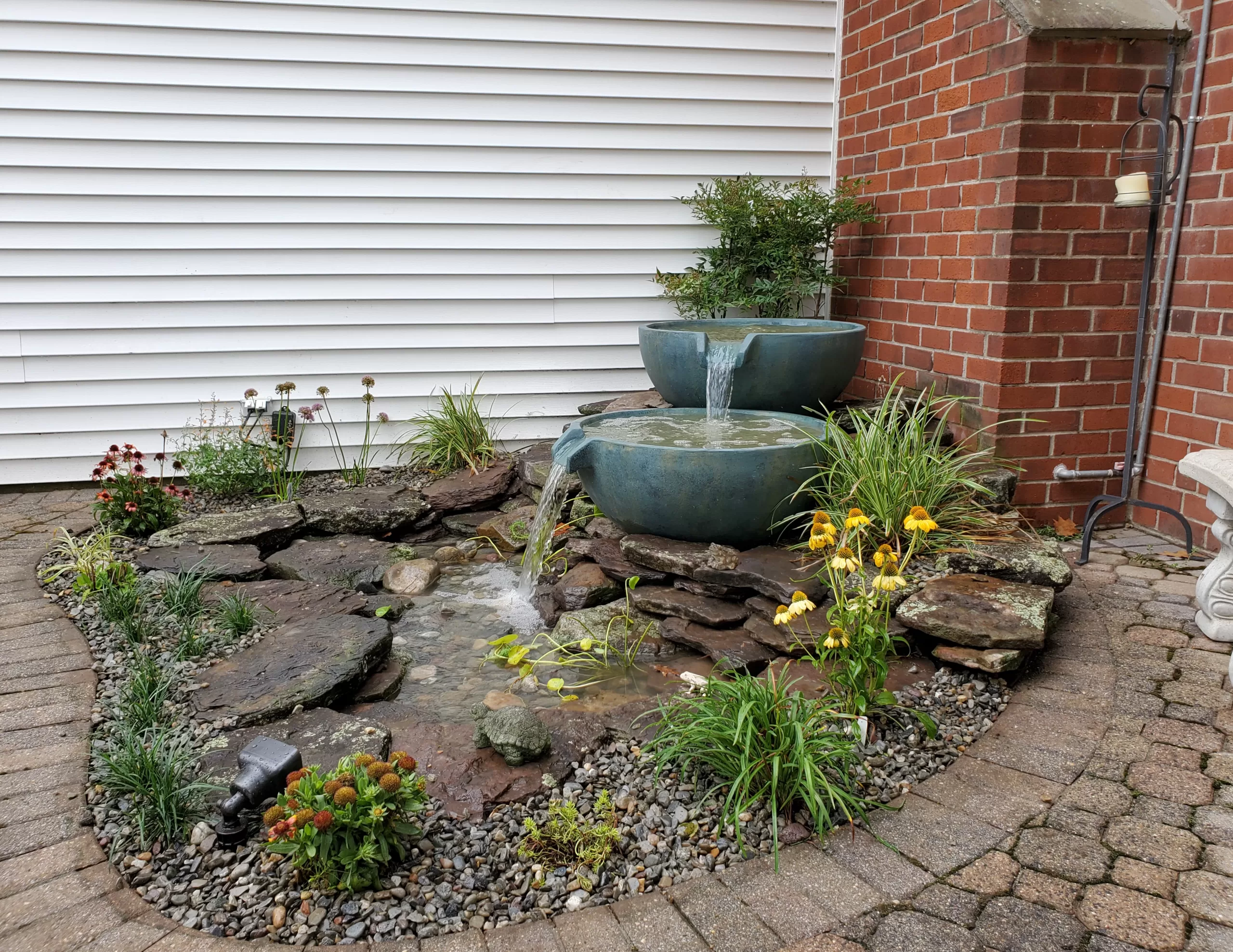 bubbling urn water garden